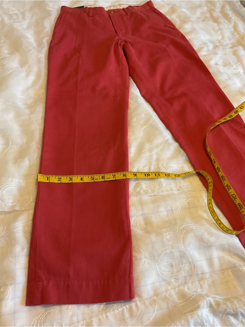 Polo Ralph Lauren NWT Mens Classic Fit 30x32 Red Pants - Picture 6 of 11